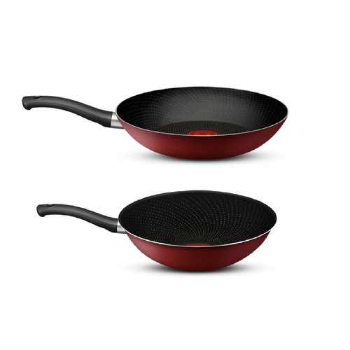 Set Sarten 24 cm + Wok Red Surprise