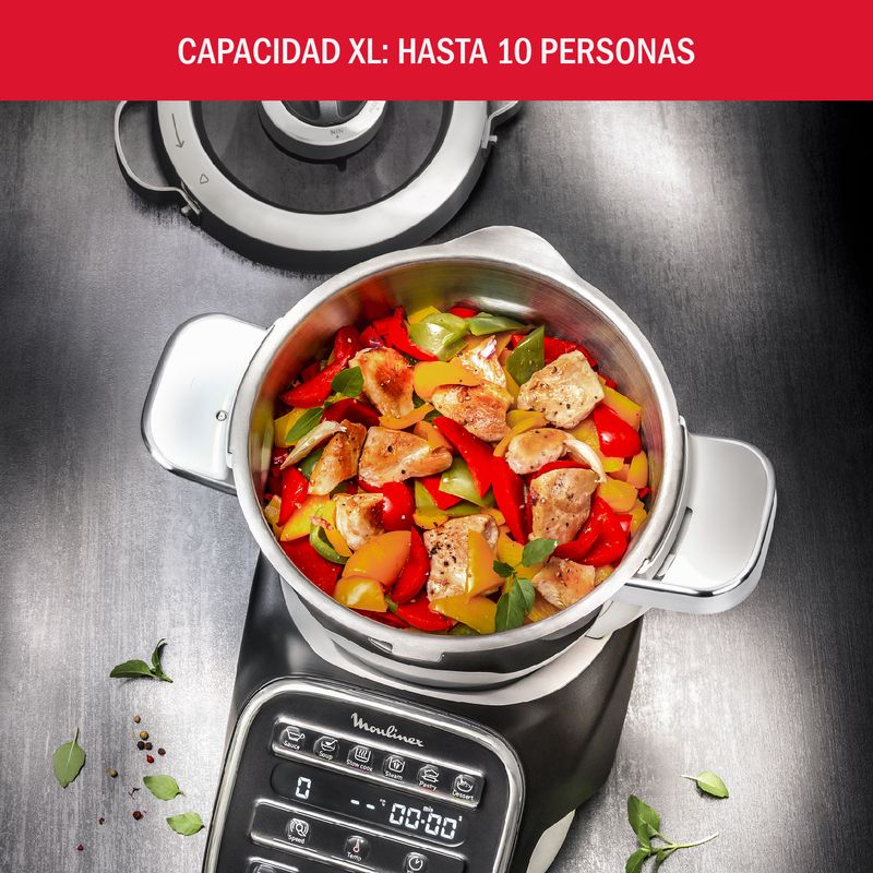 Robot Cocina Moulinex Companion Xl 3lts 1550w (HF809820) - La Medica