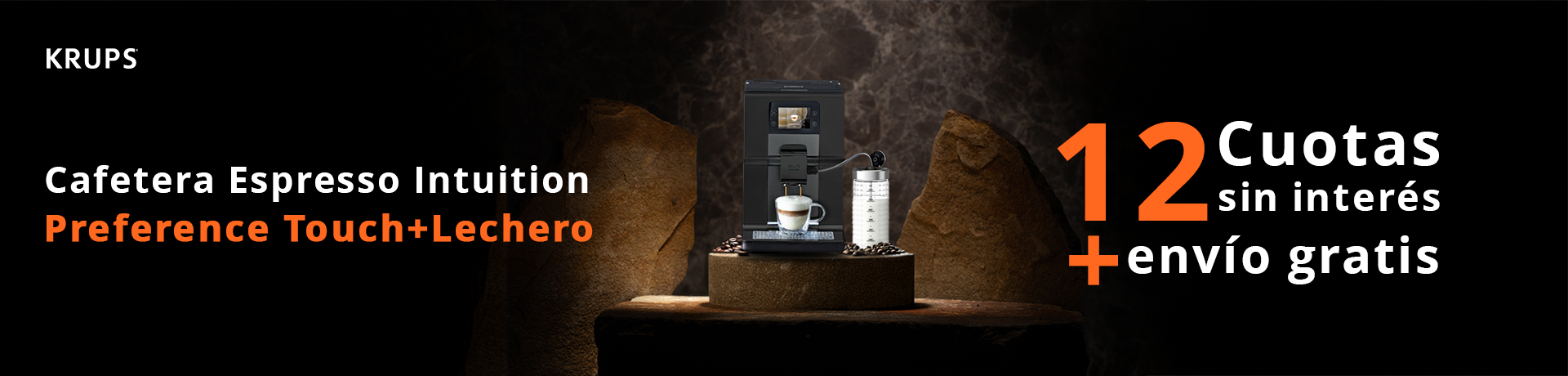 Cafetera Espresso Intuition Preference Touch + Lechero